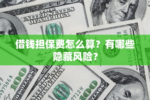 济南借钱担保费怎么算？有哪些隐藏风险？