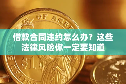 济南借款合同违约怎么办？这些法律风险你一定要知道