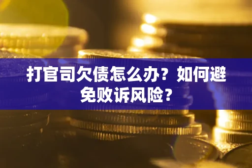 济南打官司欠债怎么办？如何避免败诉风险？