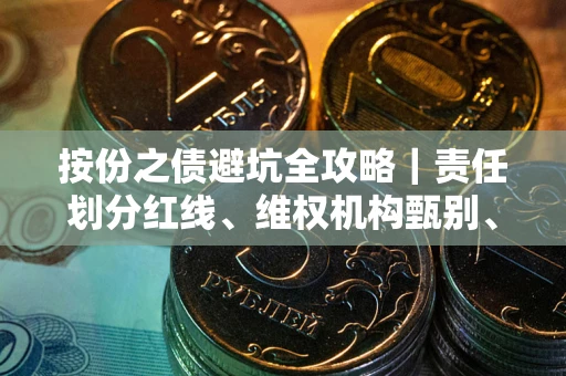 济南按份之债避坑全攻略｜责任划分红线、维权机构甄别、纠纷处理全流程拆解