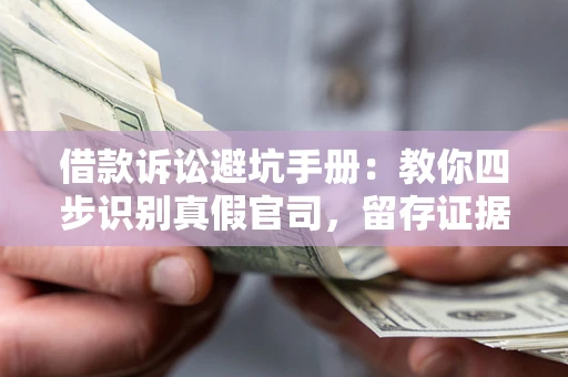济南借款诉讼避坑手册：教你四步识别真假官司，留存证据不踩雷