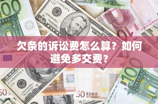 济南欠条的诉讼费怎么算？如何避免多交费？
