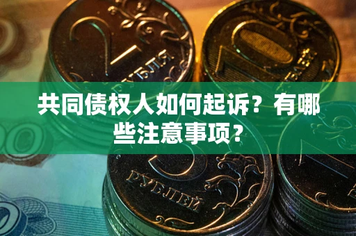 济南共同债权人如何起诉？有哪些注意事项？